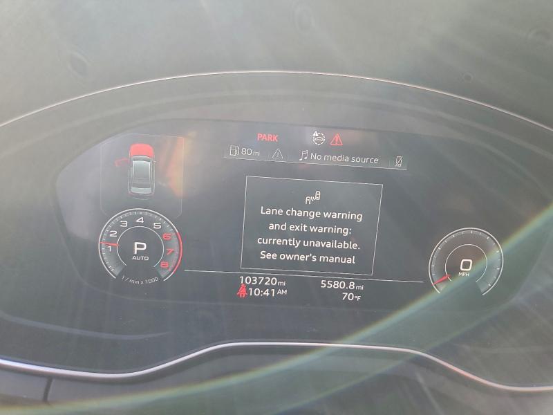 Photo 9 from auction – 2020 AUDI A4 with VIN WAUHMAF44LA071432
