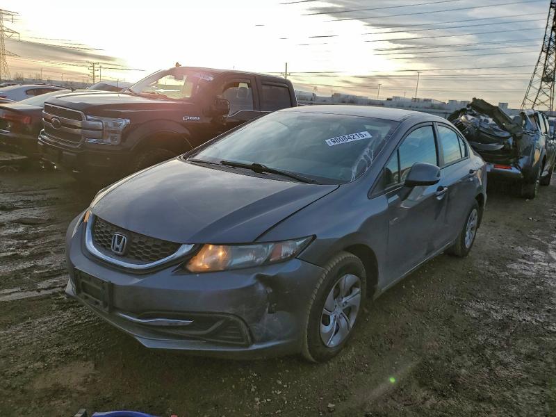 Photo 1 from auction – 2013 HONDA CIVIC LX with VIN 19XFB2F55DE004335