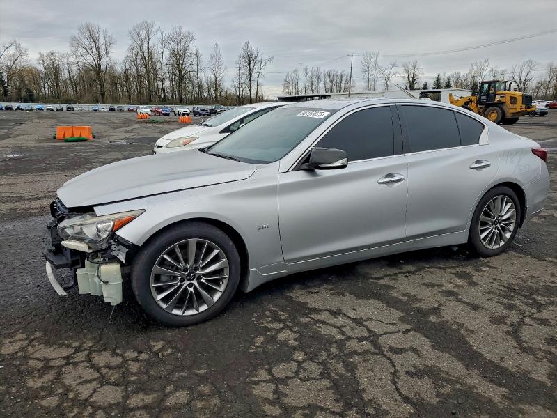 INFINITI Q50 LUXE 2018 with VIN JN1EV7AP1JM356871 - Photo from auction