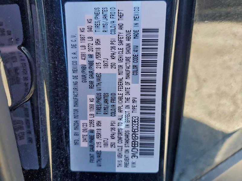 Photo 14 from auction – 2024 MAZDA CX-30 SELE with VIN 3MVDMBBM8RM603353
