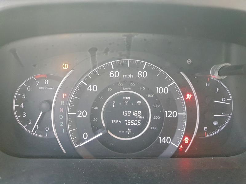 Photo 9 from auction – 2012 HONDA CR-V EXL with VIN 2HKRM4H77CH618539