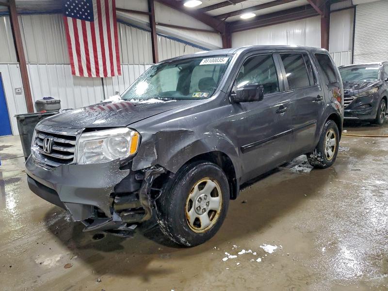 HONDA PILOT LX 2013 with VIN 5FNYF4H26DB073010 - Photo from auction