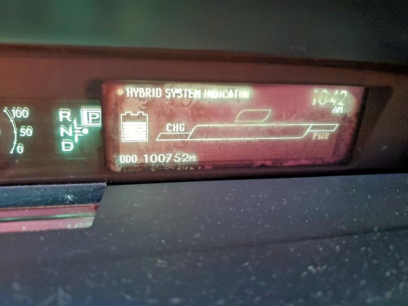 Photo 9 from auction – 2010 TOYOTA PRIUS with VIN JTDKN3DU2A0027856