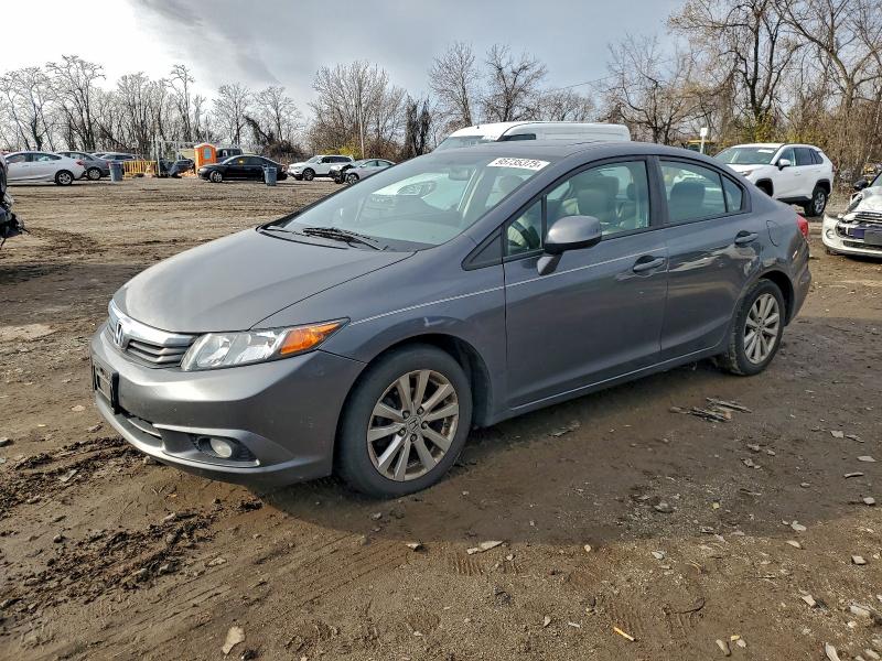 HONDA CIVIC EXL 2012 with VIN 19XFB2F98CE361087 - Photo from auction
