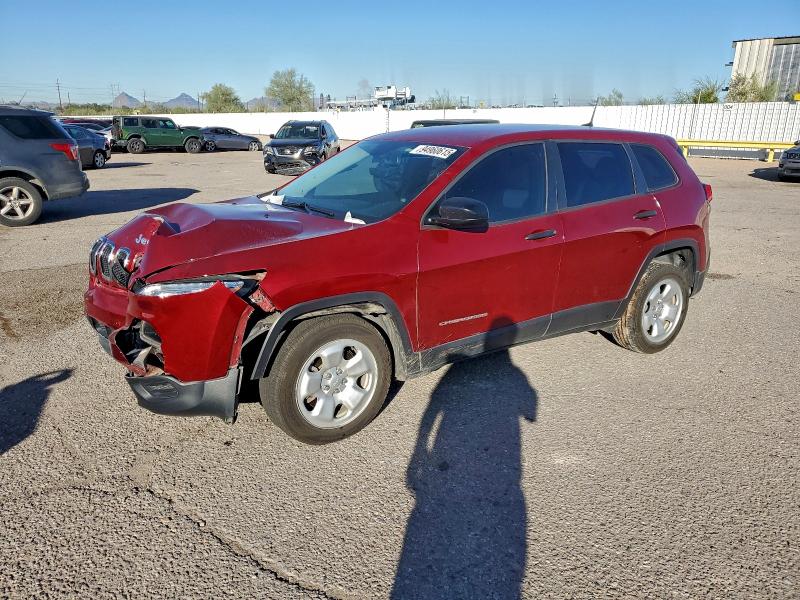 JEEP CHEROKEE S 2016 with VIN 1C4PJLAB6GW161148 - Photo from auction
