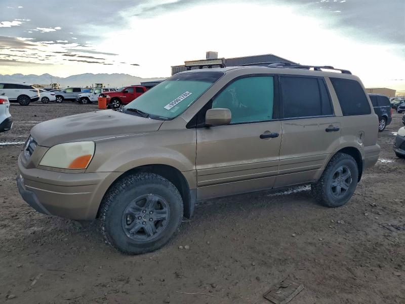 HONDA PILOT EXL 2004 with VIN 2HKYF18514H594338 - Photo from auction