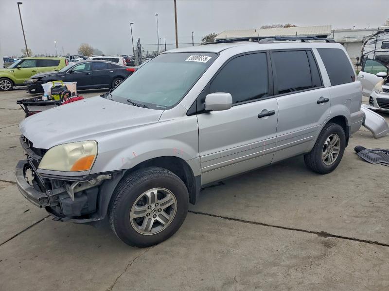 HONDA PILOT EXL 2004 with VIN 2HKYF18564H533745 - Photo from auction