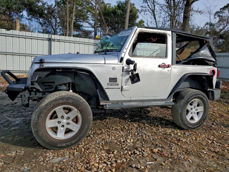JEEP WRANGLER S 2012 with VIN 1C4AJWAGXCL198606 - Photo from auction
