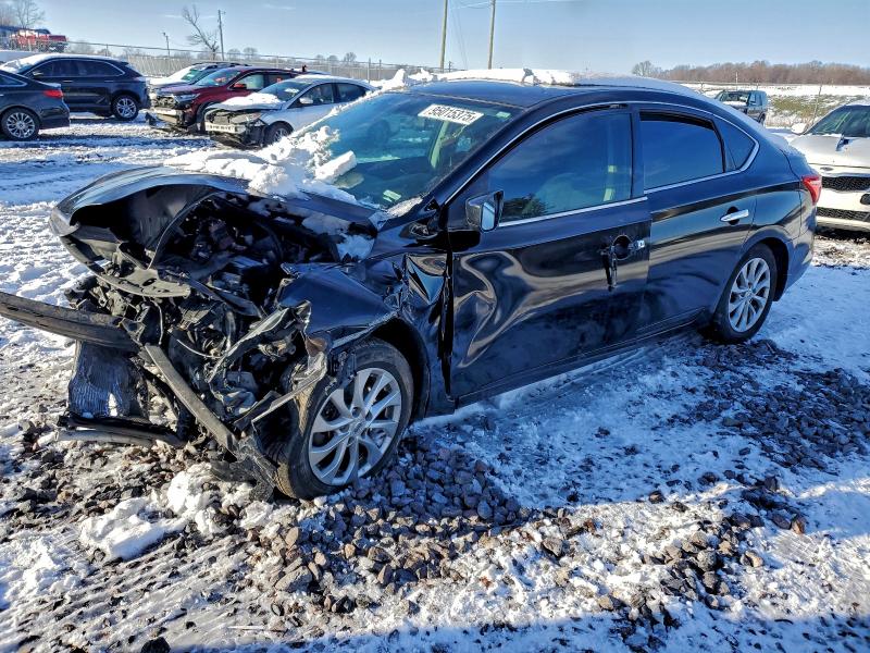 NISSAN SENTRA S 2018 with VIN 3N1AB7AP2JL645503 - Photo from auction