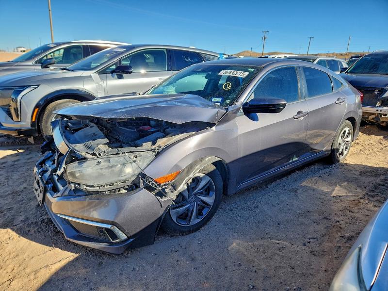 HONDA CIVIC LX 2019 with VIN 19XFC2F63KE035604 - Photo from auction