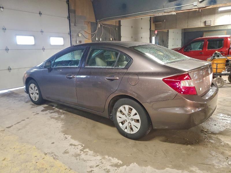Photo 2 from auction – 2012 HONDA CIVIC LX with VIN 19XFB2F53CE041902