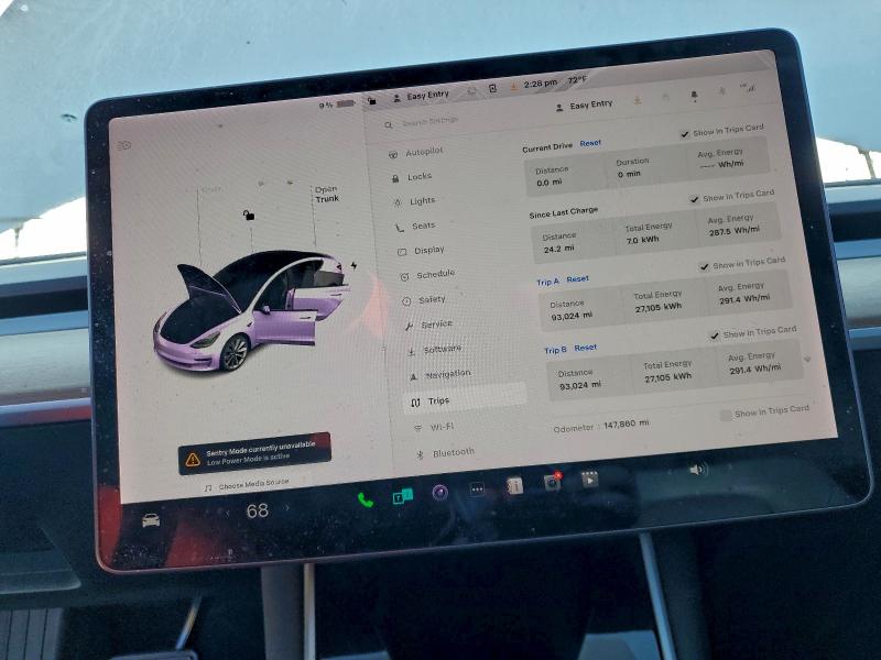 Photo 9 from auction – 2018 TESLA MODEL 3 with VIN 5YJ3E1EA9JF118430