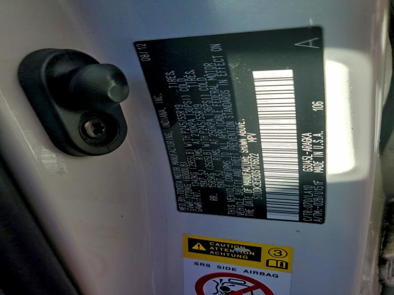 Photo 14 from auction – 2013 TOYOTA HIGHLANDER with VIN 5TDDK3EH3DS176622