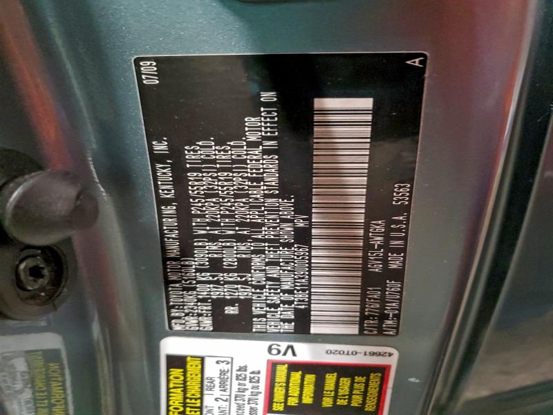 Photo 14 from auction – 2009 TOYOTA VENZA with VIN 4T3BE11A39U005967