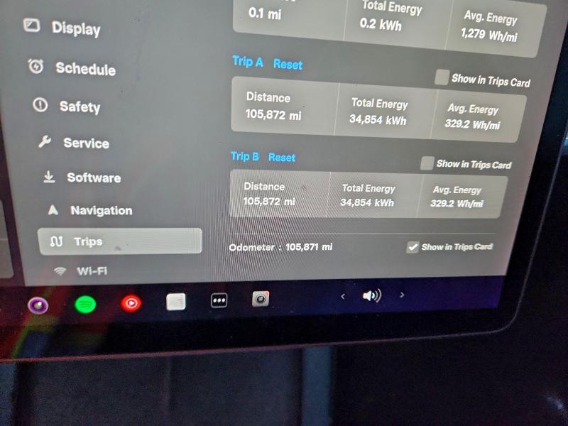Photo 9 from auction – 2021 TESLA MODEL Y with VIN 5YJYGDEF6MF272949