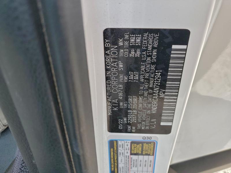 Photo 14 from auction – 2022 KIA SELTOS EX with VIN KNDERCAA4N7312941