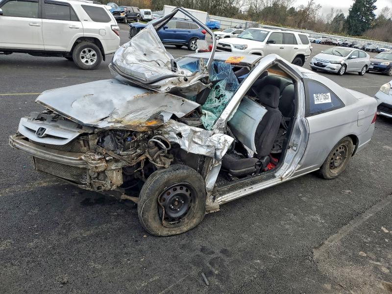 HONDA CIVIC LX 2001 with VIN 1HGEM21571L075781 - Photo from auction