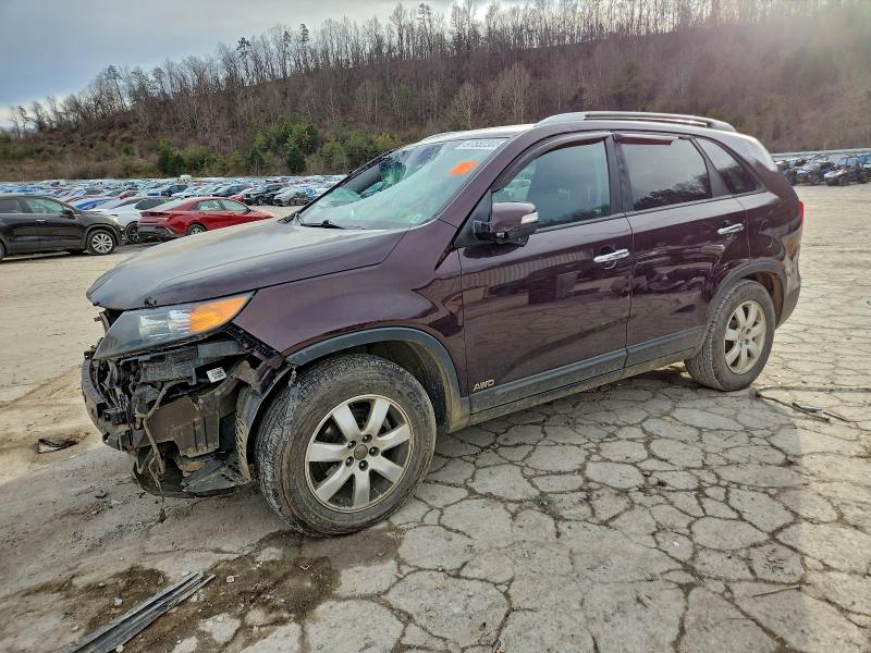 KIA SORENTO BA 2012 with VIN 5XYKTCA69CG307704 - Photo from auction