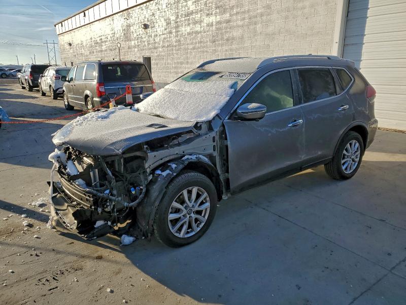 NISSAN ROGUE S 2018 with VIN KNMAT2MT1JP504044 - Photo from auction