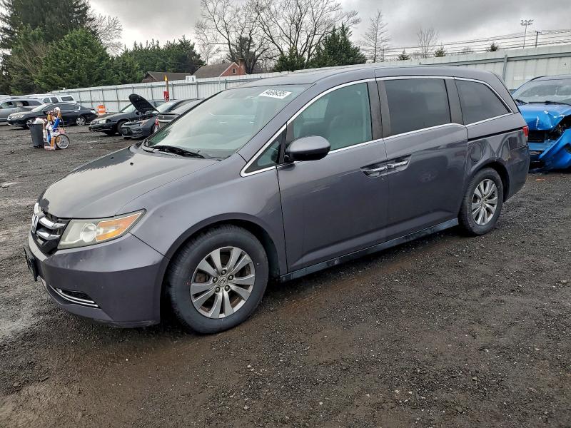 HONDA ODYSSEY EX 2015 with VIN 5FNRL5H63FB100477 - Photo from auction
