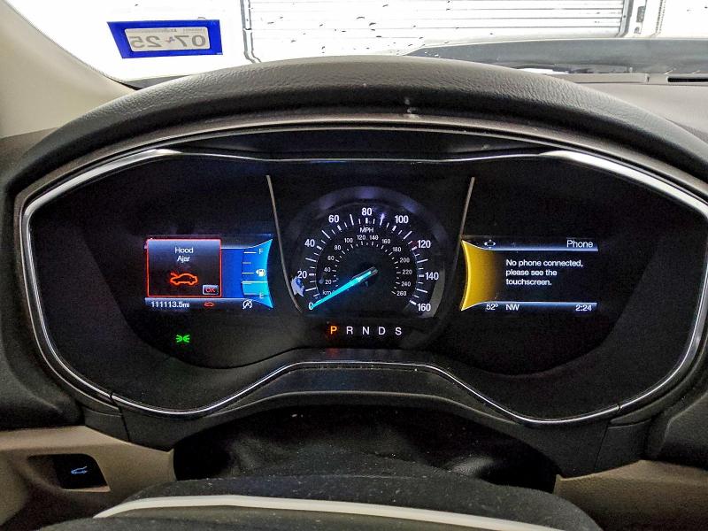 Photo 9 from auction – 2017 FORD FUSION SE with VIN 3FA6P0HD8HR367002