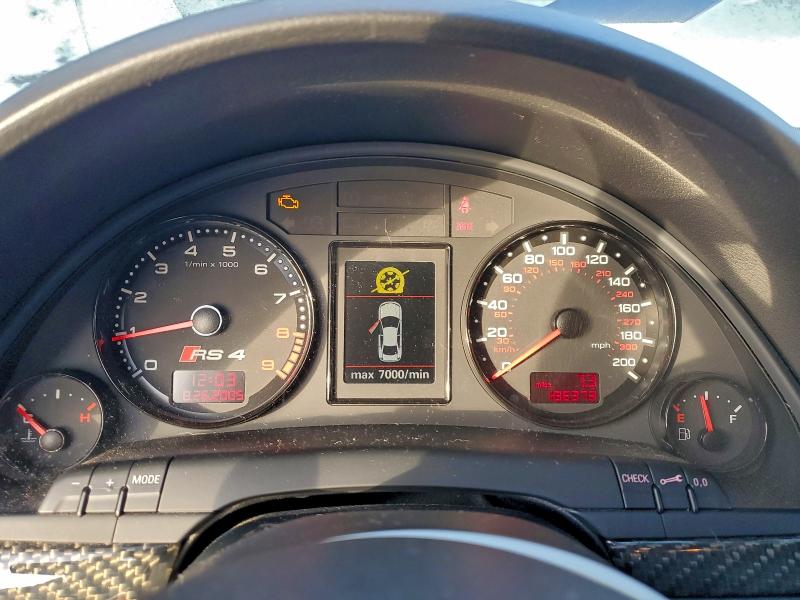 Photo 9 from auction – 2007 AUDI RS4 QUATTR with VIN WUARU78E27N901424