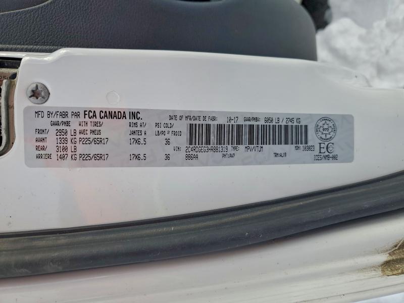 Photo 14 from auction – 2017 DODGE GRAND CARAVAN with VIN 2C4RDGEG3HR881319