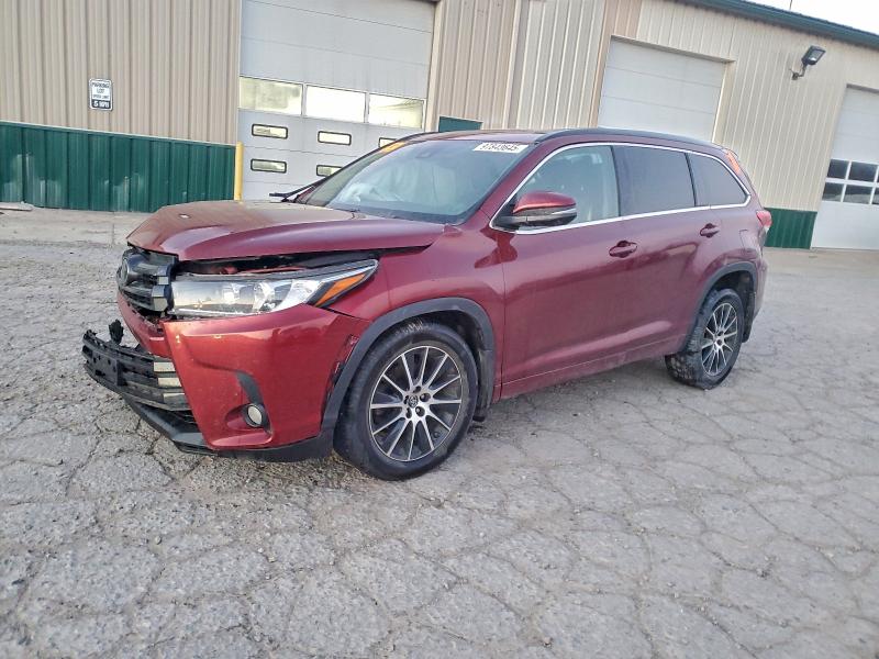 TOYOTA HIGHLANDER 2017 with VIN 5TDJZRFH2HS449135 - Photo from auction