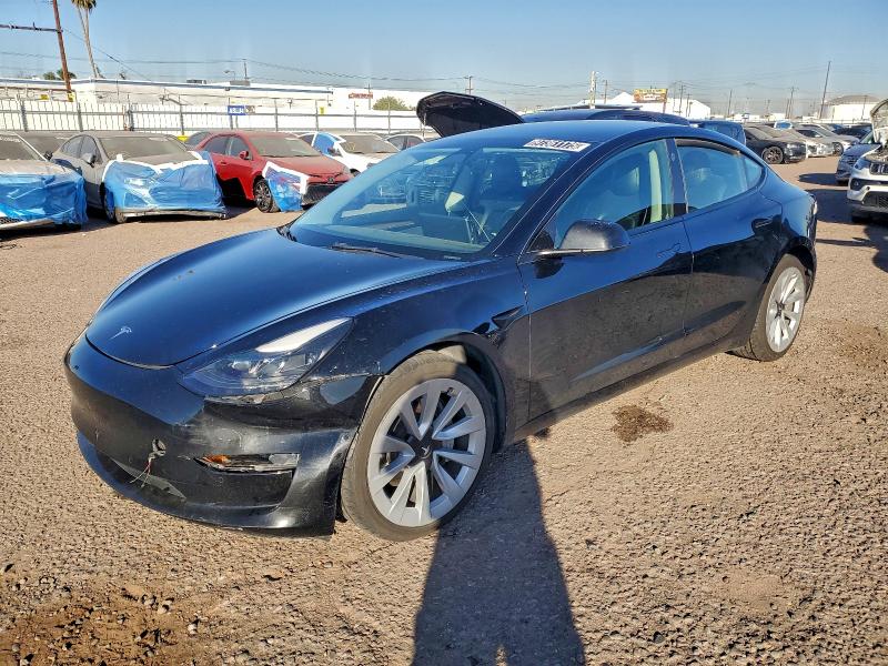 TESLA MODEL 3 2022 with VIN 5YJ3E1EA9NF370958 - Photo from auction