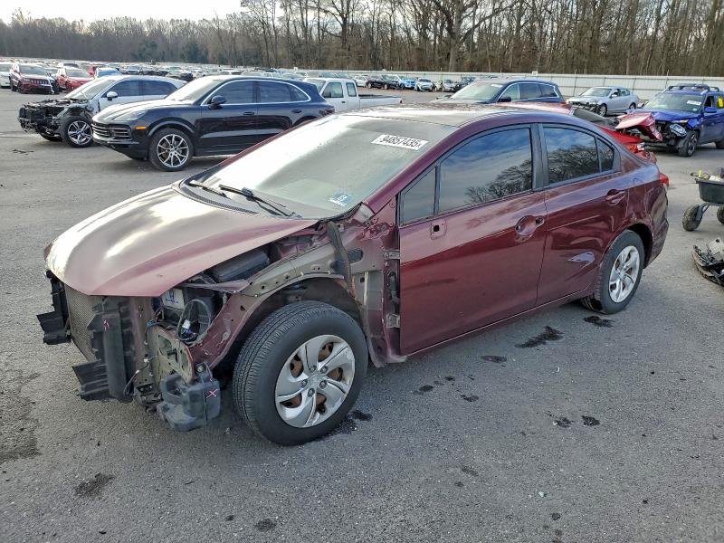 HONDA CIVIC LX 2015 with VIN 19XFB2F52FE703893 - Photo from auction