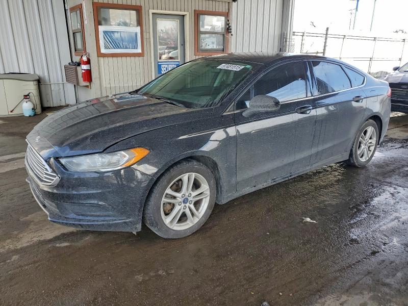 FORD FUSION SE 2018 with VIN 3FA6P0LU2JR108146 - Photo from auction