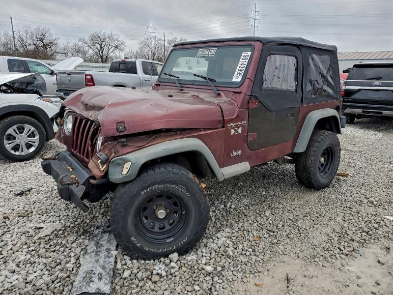 JEEP WRANGLER / 2002 with VIN 1J4FA39S52P735042 - Photo from auction