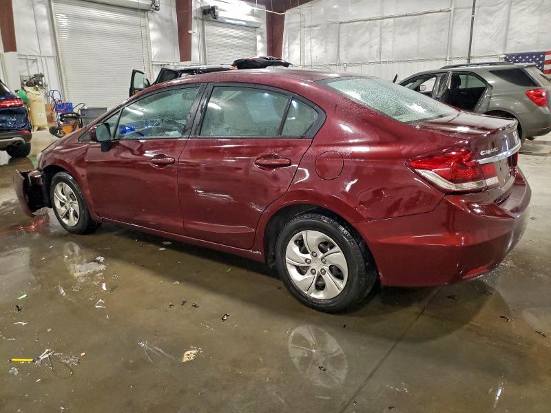 Photo 2 from auction – 2014 HONDA CIVIC LX with VIN 19XFB2F55EE039040