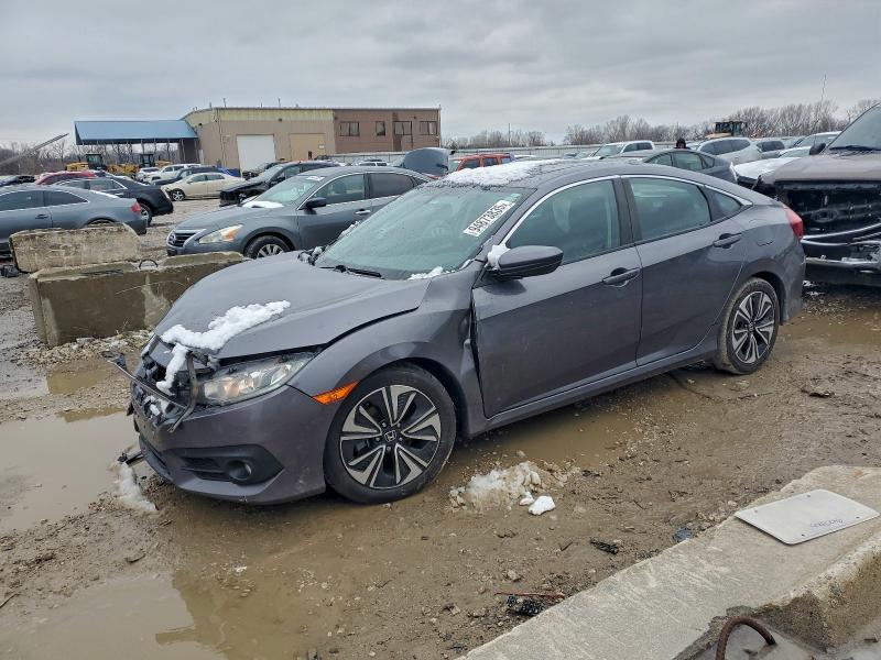 HONDA CIVIC EX 2017 with VIN 19XFC1F39HE011154 - Photo from auction