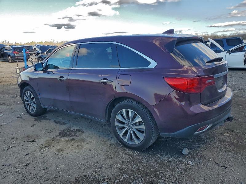 Photo 2 from auction – 2015 ACURA MDX TECHNO with VIN 5FRYD4H46FB012474