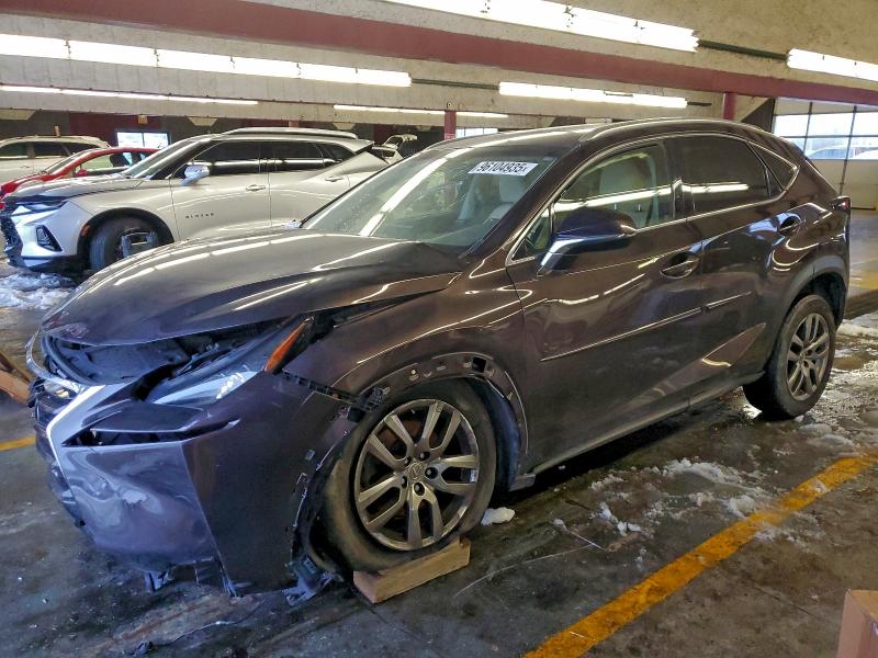 LEXUS NX 200T 2015 with VIN JTJBARBZ1F2013176 - Photo from auction