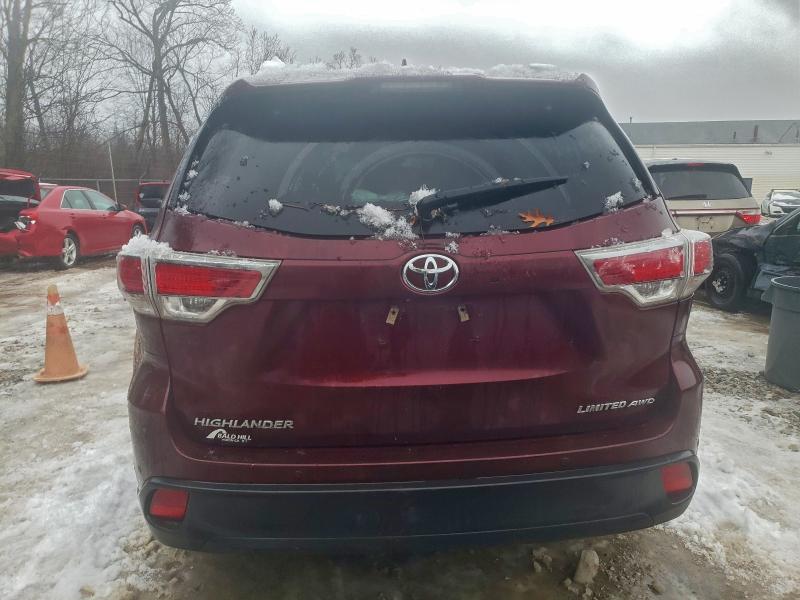 Photo 6 from auction – 2016 TOYOTA HIGHLANDER with VIN 5TDDKRFH4GS354043