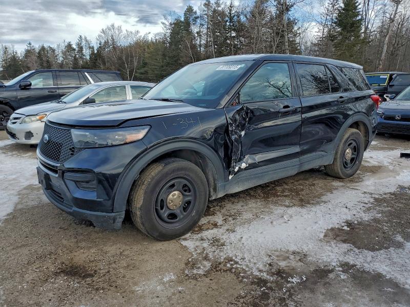 FORD EXPLORER P 2022 with VIN 1FM5K8AB6NGC21854 - Photo from auction
