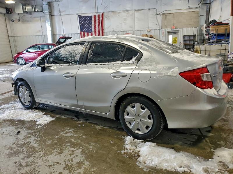 Photo 2 from auction – 2012 HONDA CIVIC LX with VIN 2HGFB2F52CH608395