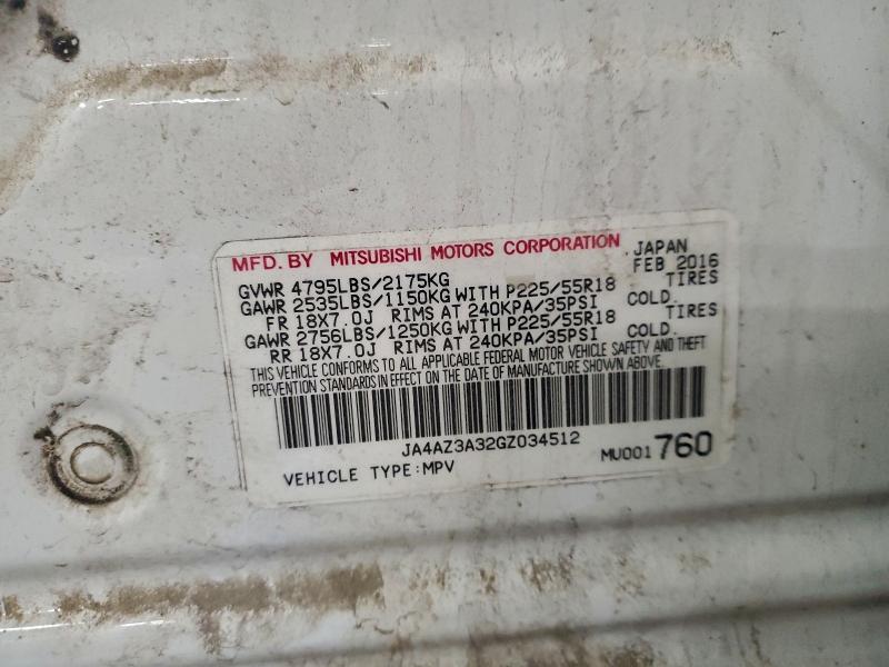 Photo 14 from auction – 2016 MITSUBISHI OUTLANDER with VIN JA4AZ3A32GZ034512