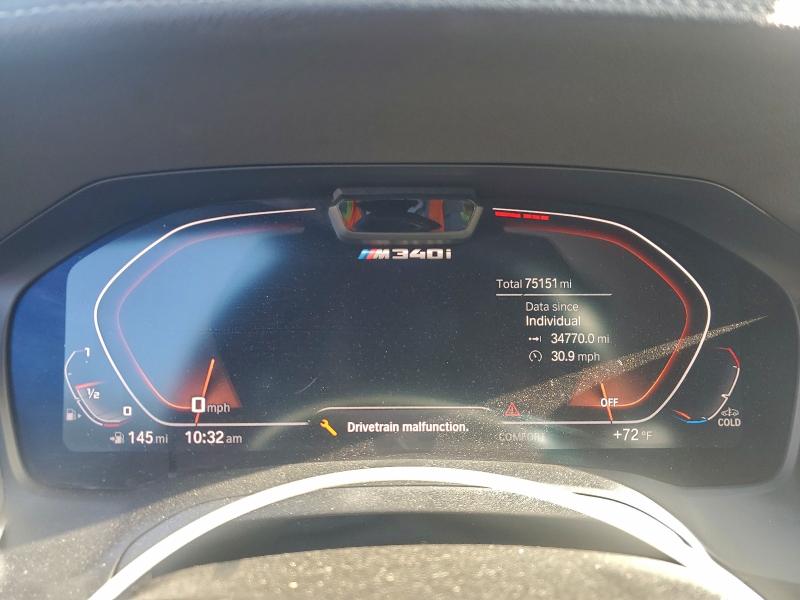 Photo 9 from auction – 2020 BMW M340I with VIN WBA5U7C06LFH12576