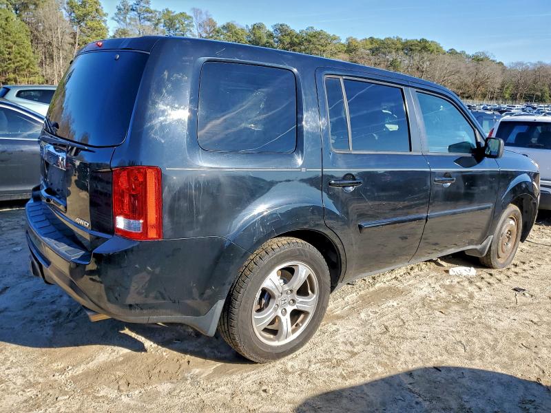 Photo 3 from auction – 2013 HONDA PILOT EXL with VIN 5FNYF4H64DB026903