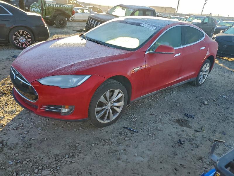 TESLA MODEL S 2014 with VIN 5YJSA1S14EFP33100 - Photo from auction