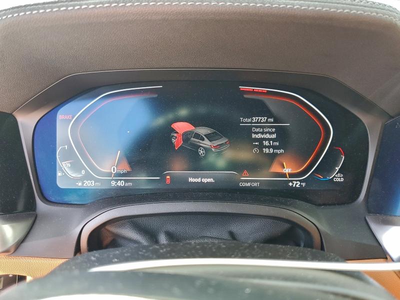Photo 9 from auction – 2021 BMW 330I with VIN 3MW5R1J07M8C21250