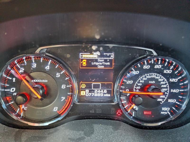 Photo 9 from auction – 2018 SUBARU WRX with VIN JF1VA1A67J9801376