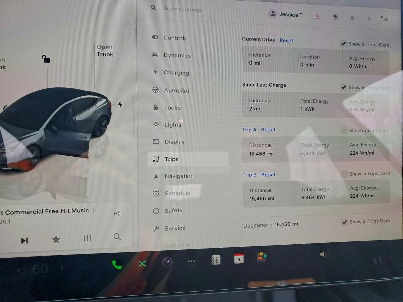 Photo 9 from auction – 2023 TESLA MODEL 3 with VIN 5YJ3E1EB5PF636598