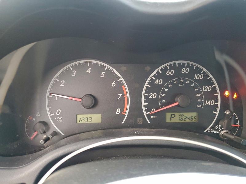 Photo 9 from auction – 2009 TOYOTA COROLLA BA with VIN 2T1BU40E39C104730