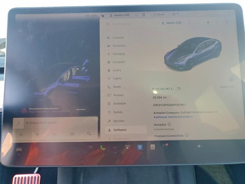Photo 9 from auction – 2023 TESLA MODEL 3 with VIN 5YJ3E1EA8PF497607