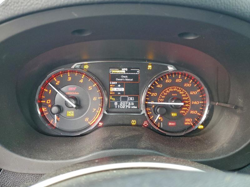 Photo 9 from auction – 2017 SUBARU WRX STI with VIN JF1VA2V66H9822309