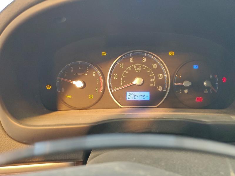 Photo 9 from auction – 2009 HYUNDAI SANTA FE G with VIN 5NMSG13D49H317172
